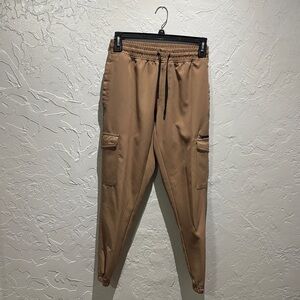 Men's Tan Jogger Pants